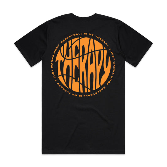 IJWH "Therapy" Tee - Black/Orange