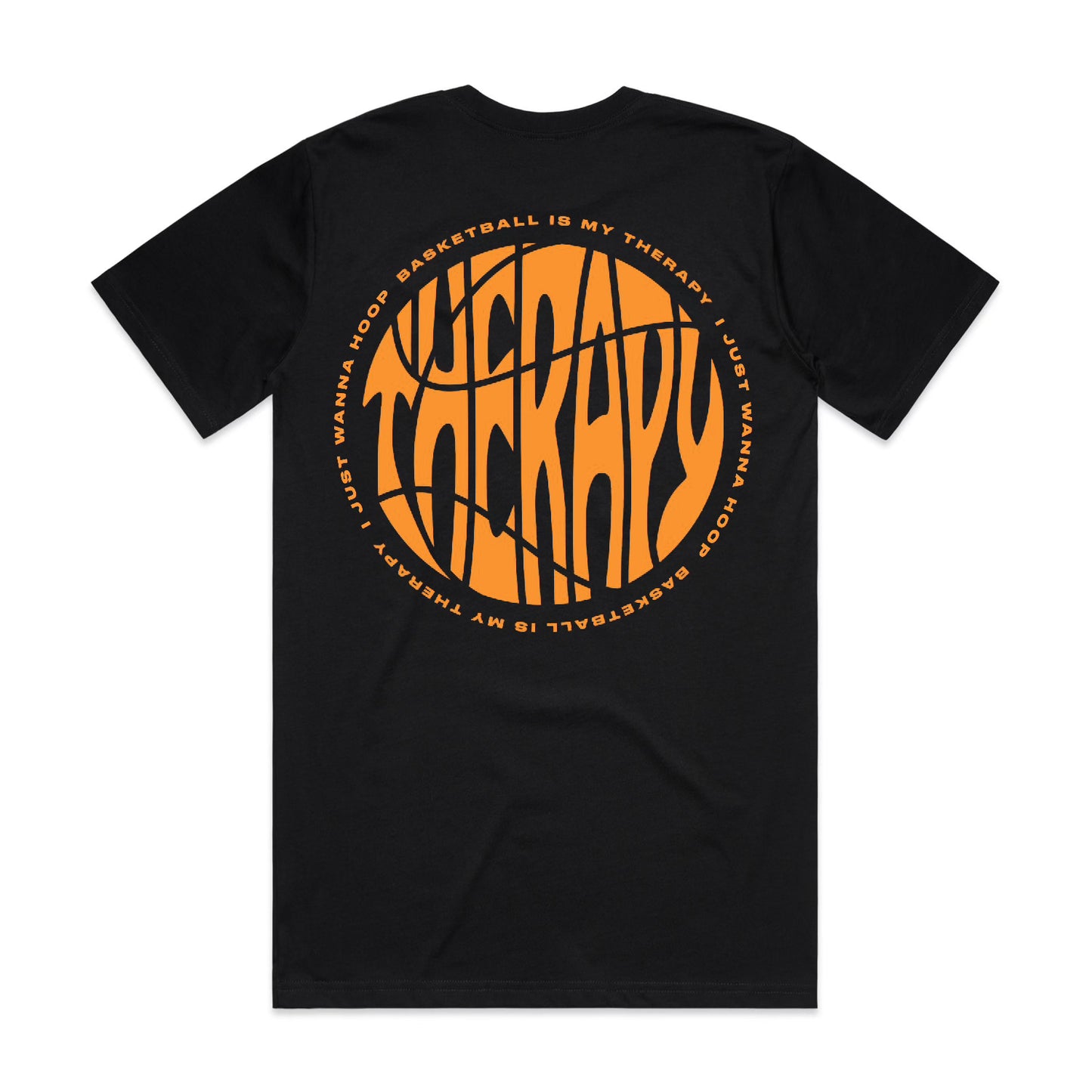 IJWH "Therapy" Tee - Black/Orange