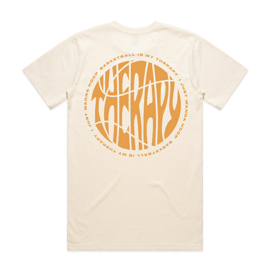 IJWH "Therapy" Tee - Cream/Orange