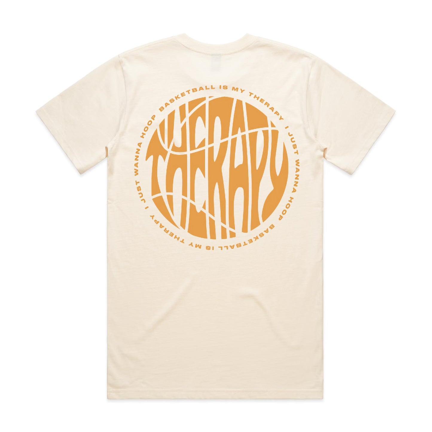 IJWH "Therapy" Tee - Cream/Orange